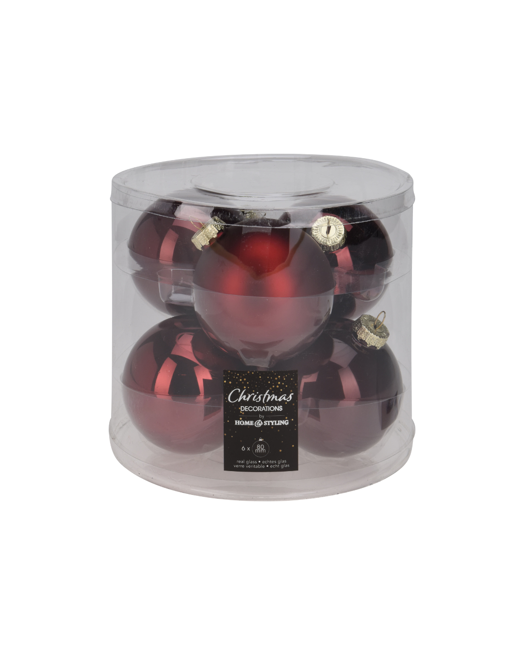 Bauble Glass Burgundy ARB104610