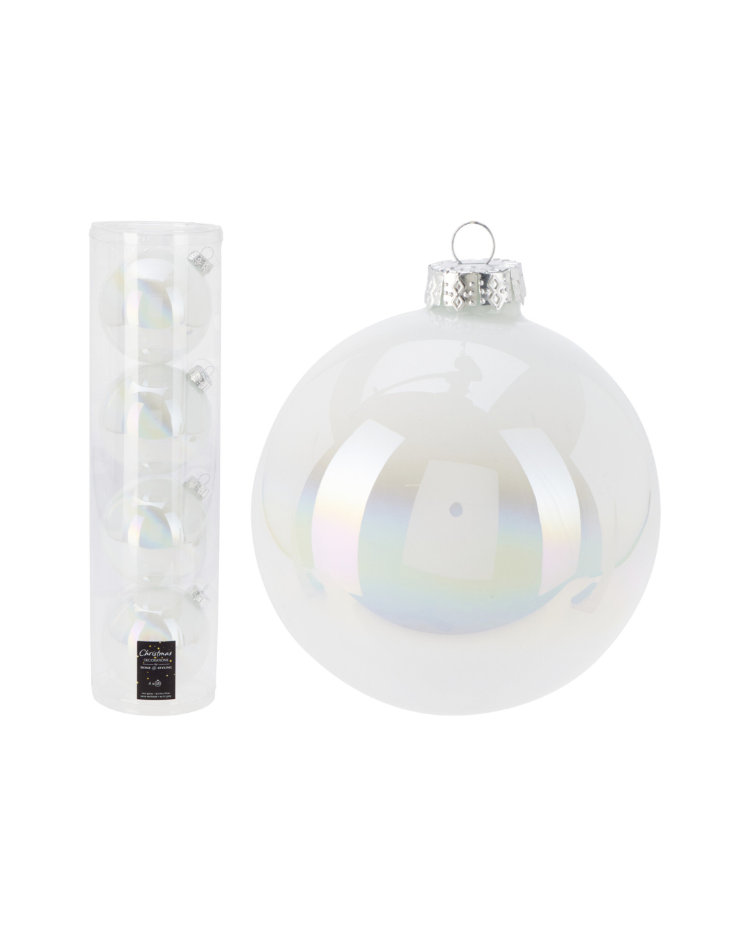 Bauble Glass Iridescent ARB106140