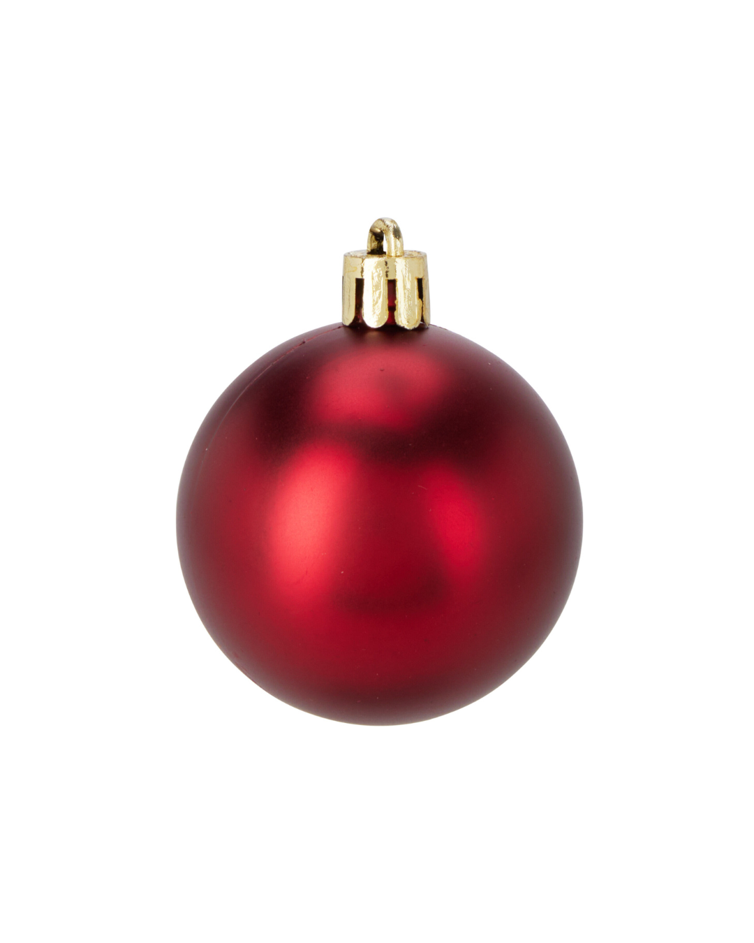 Baubles polystyrene Dark Red CAN310050