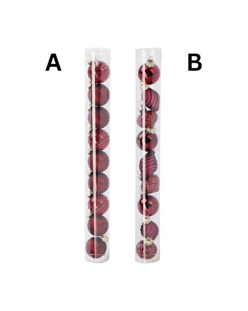 Baubles polystyrene Burgundy ABT634830