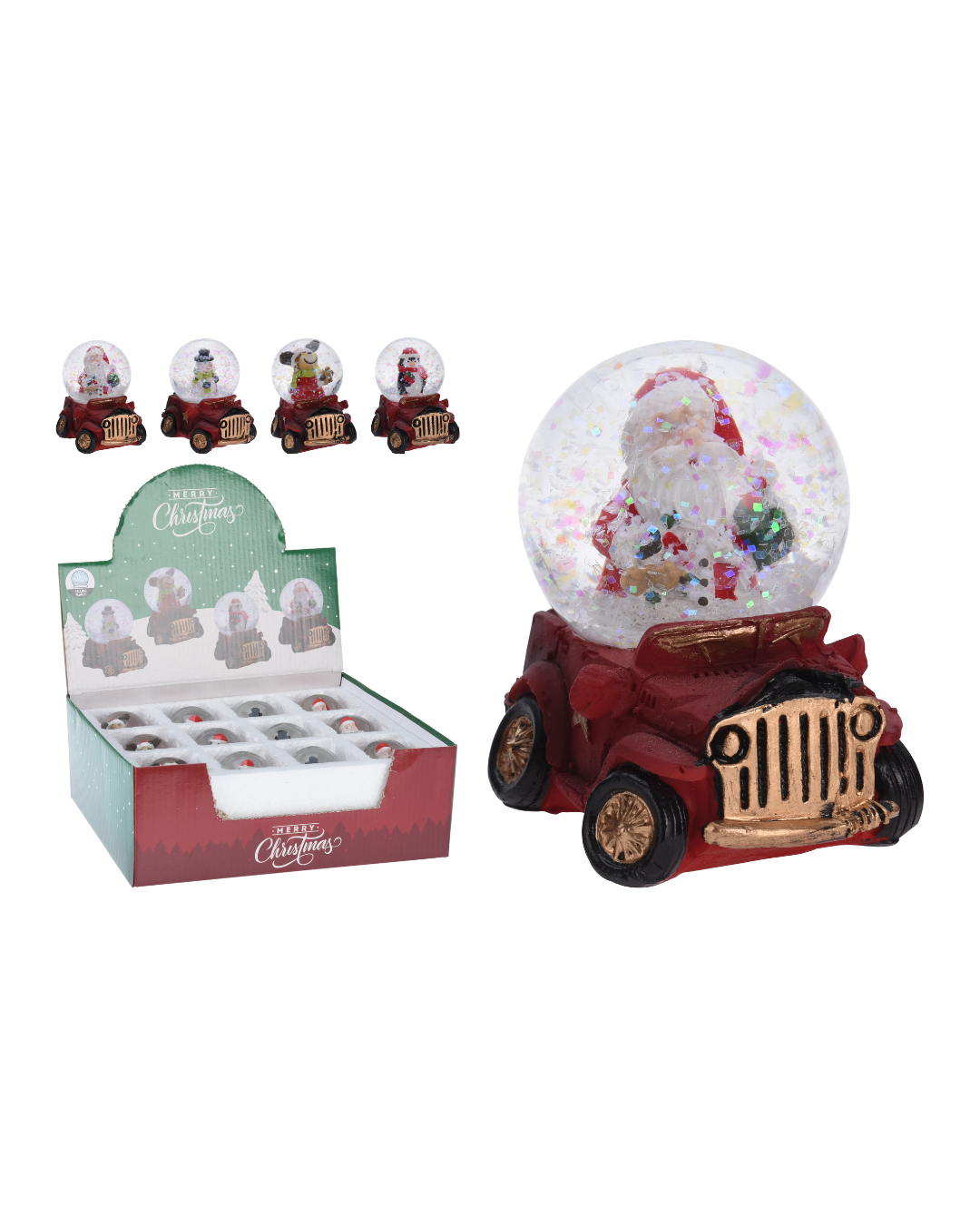 Waterball Christmas Figure Car ALX910510