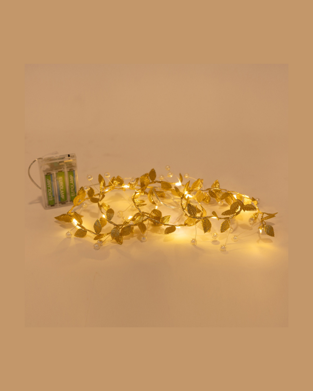 LED With Decorative Leaves And Pearl