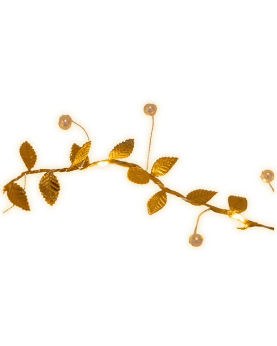 LED With Decorative Leaves And Pearl