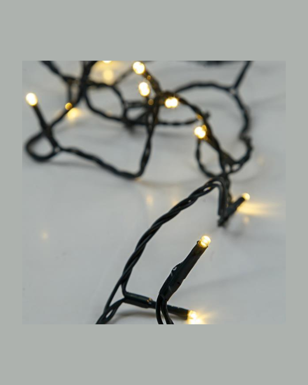 Green PVC Wire Warm White LED