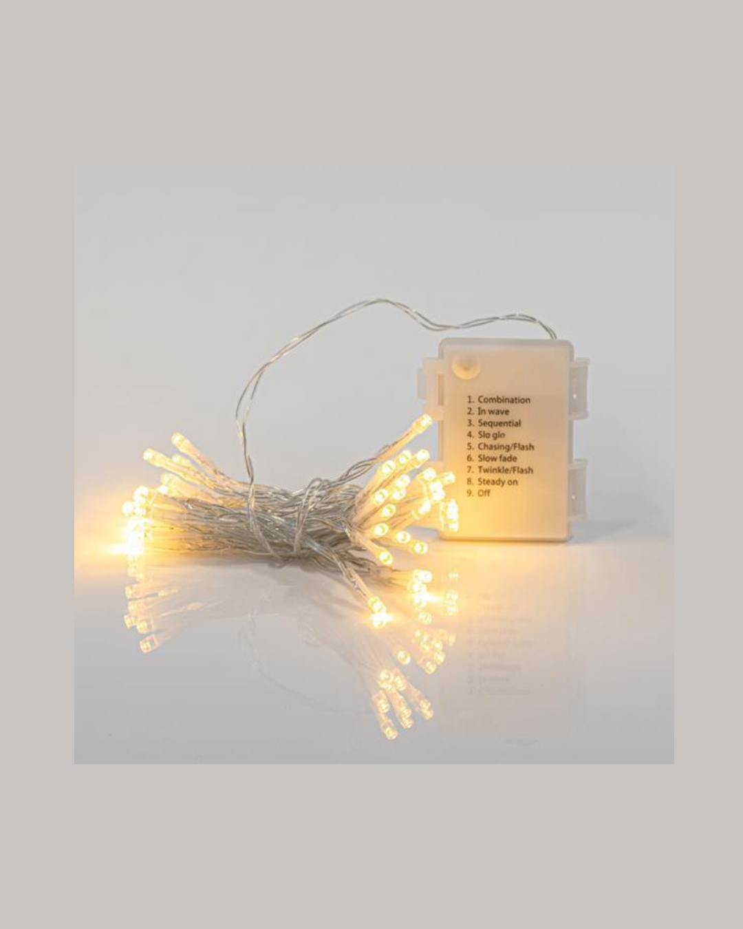 Transparent PVC Wire Warm White LED