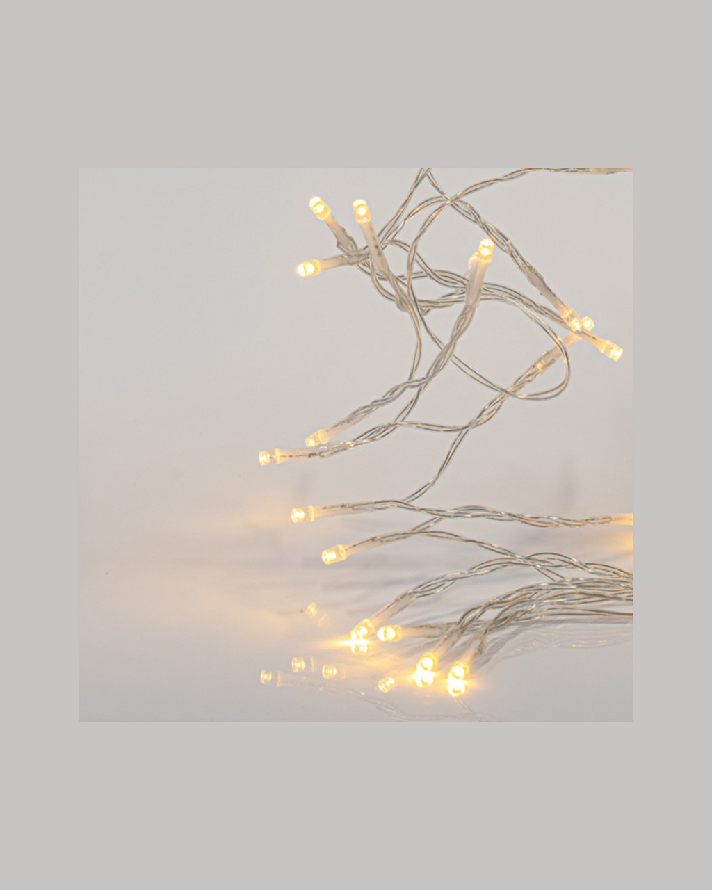 Transparent PVC Wire Warm White LED