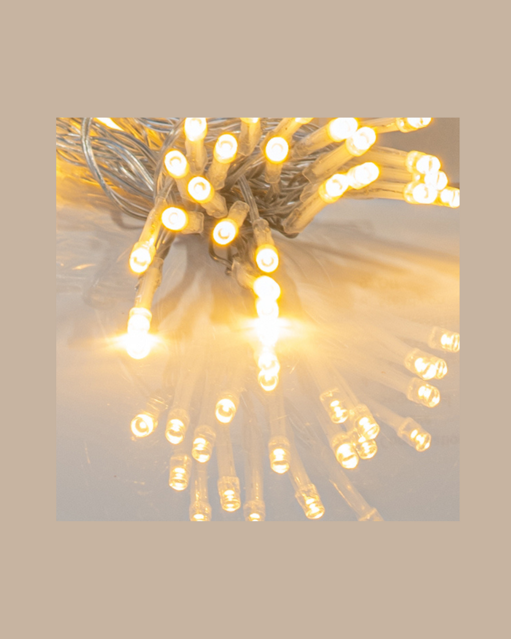 Transparent PVC Wire Warm White LED