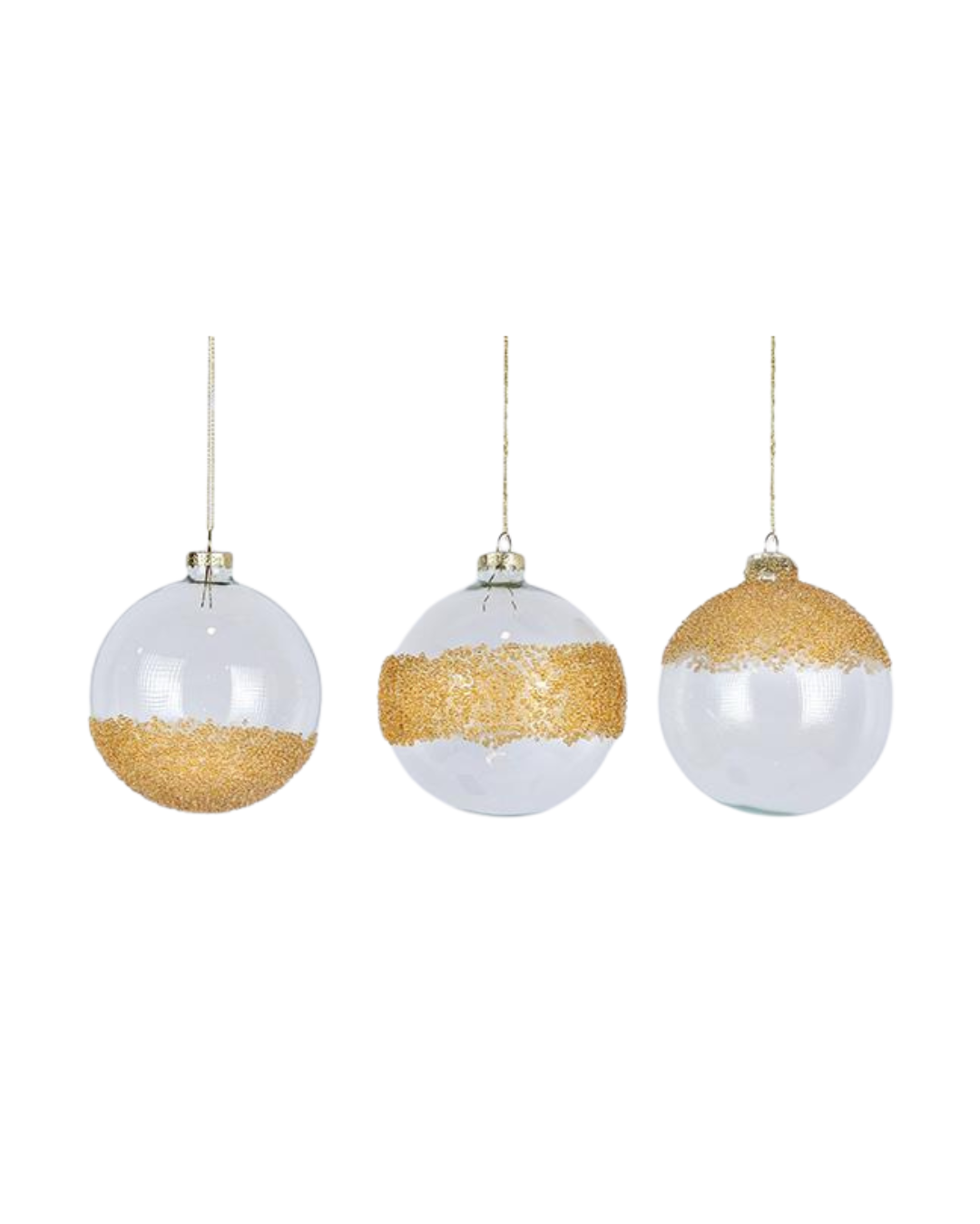 Transparent Glass Ornaments