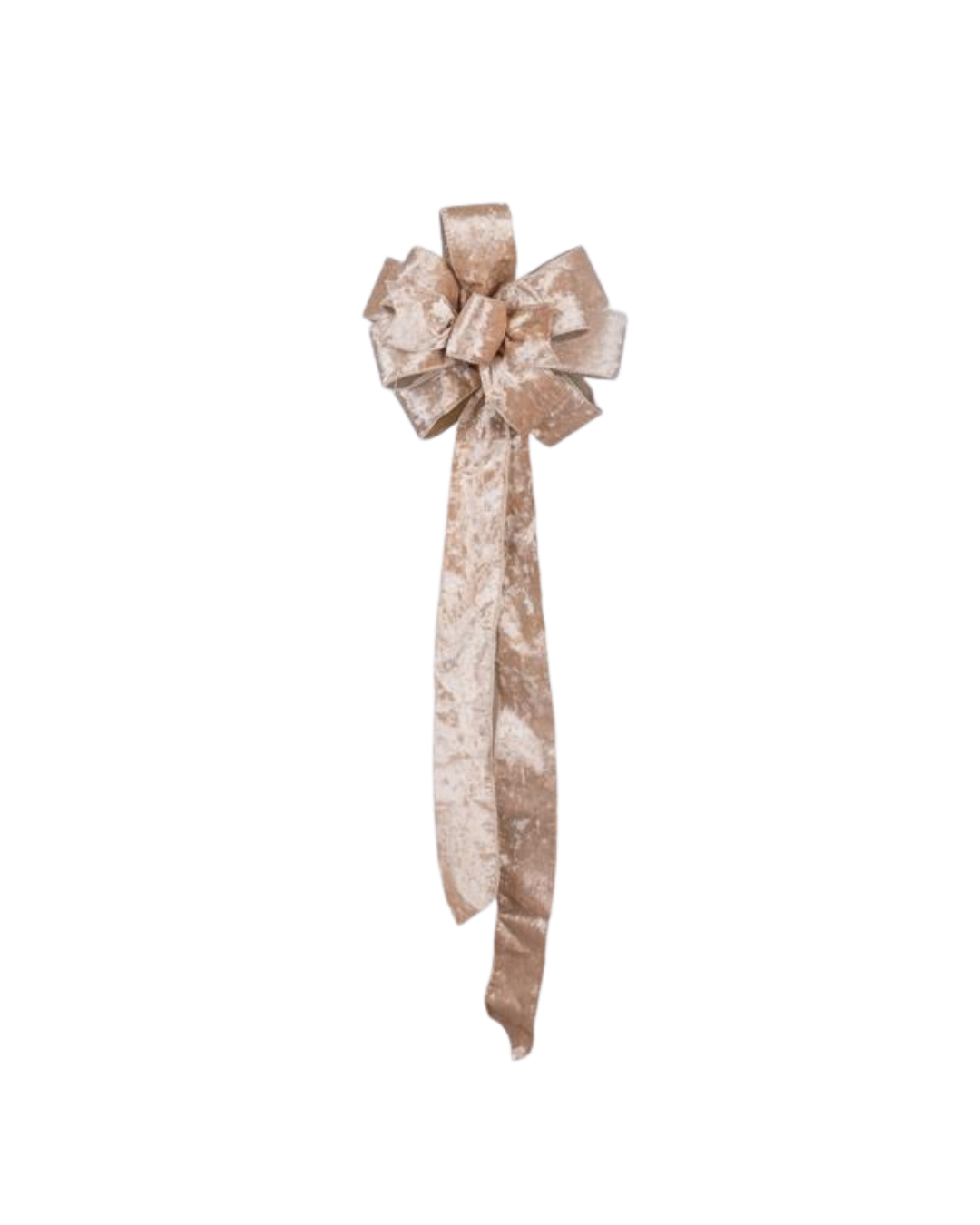 Tree Topper Bow Dusty Pink