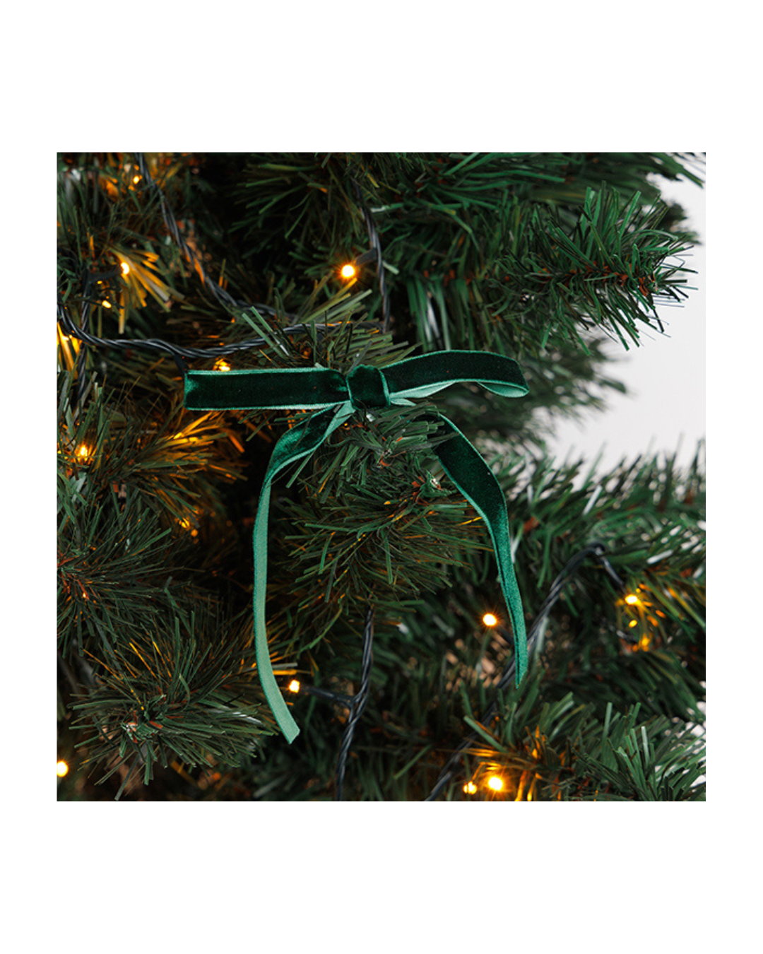 Velvet Bows, Emerald Green