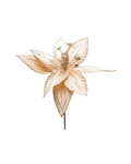 Champagne Flower with Discreet Glitter Line