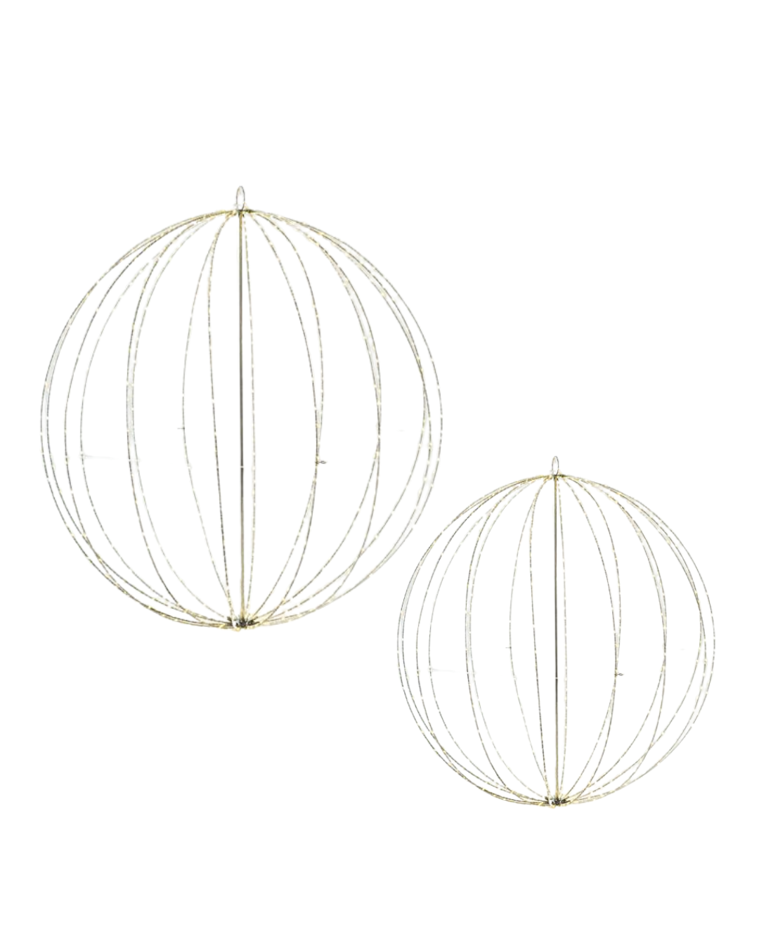 Silver Metal Lighted Ball