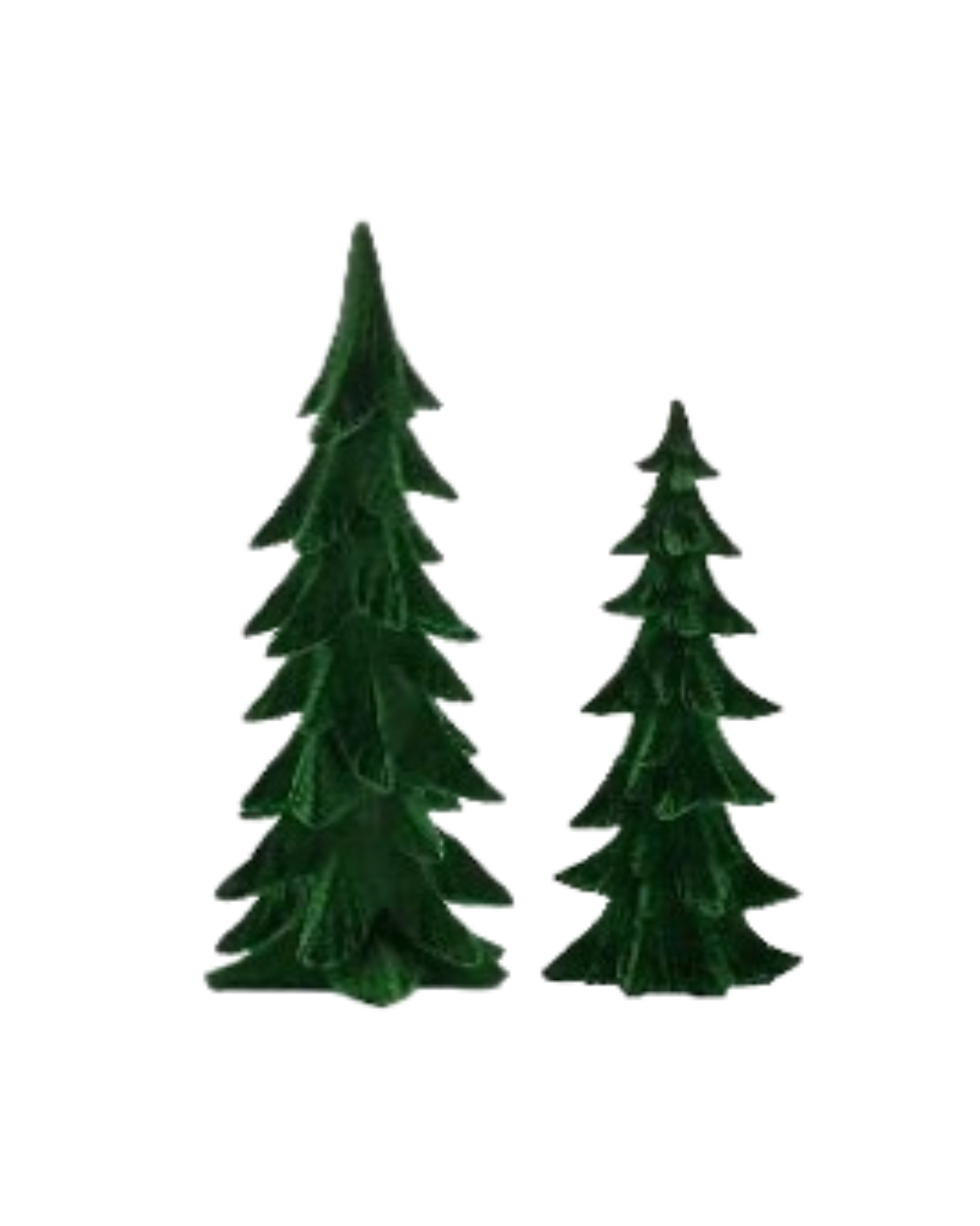 Green Velvet Christmas Tree
