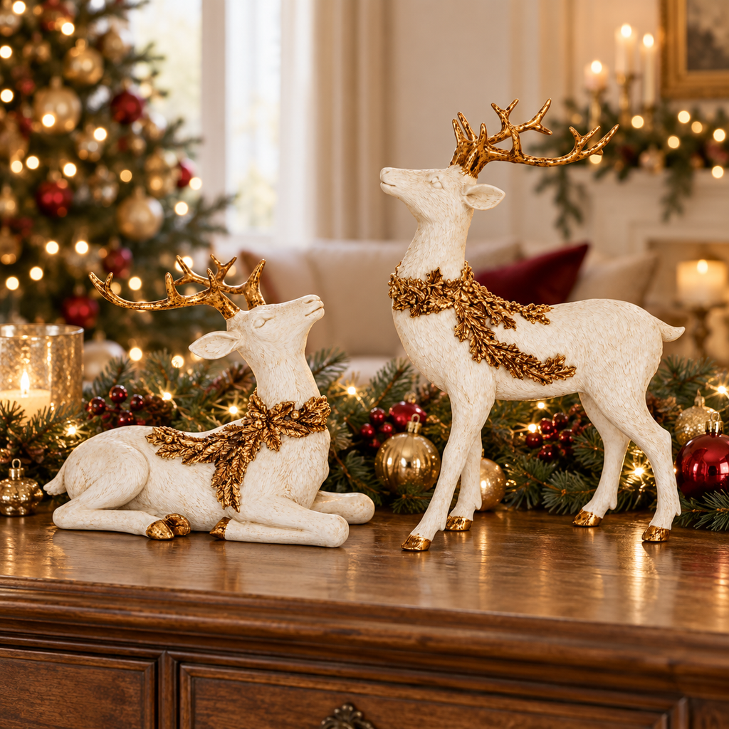 Polyresin Standing Deer
