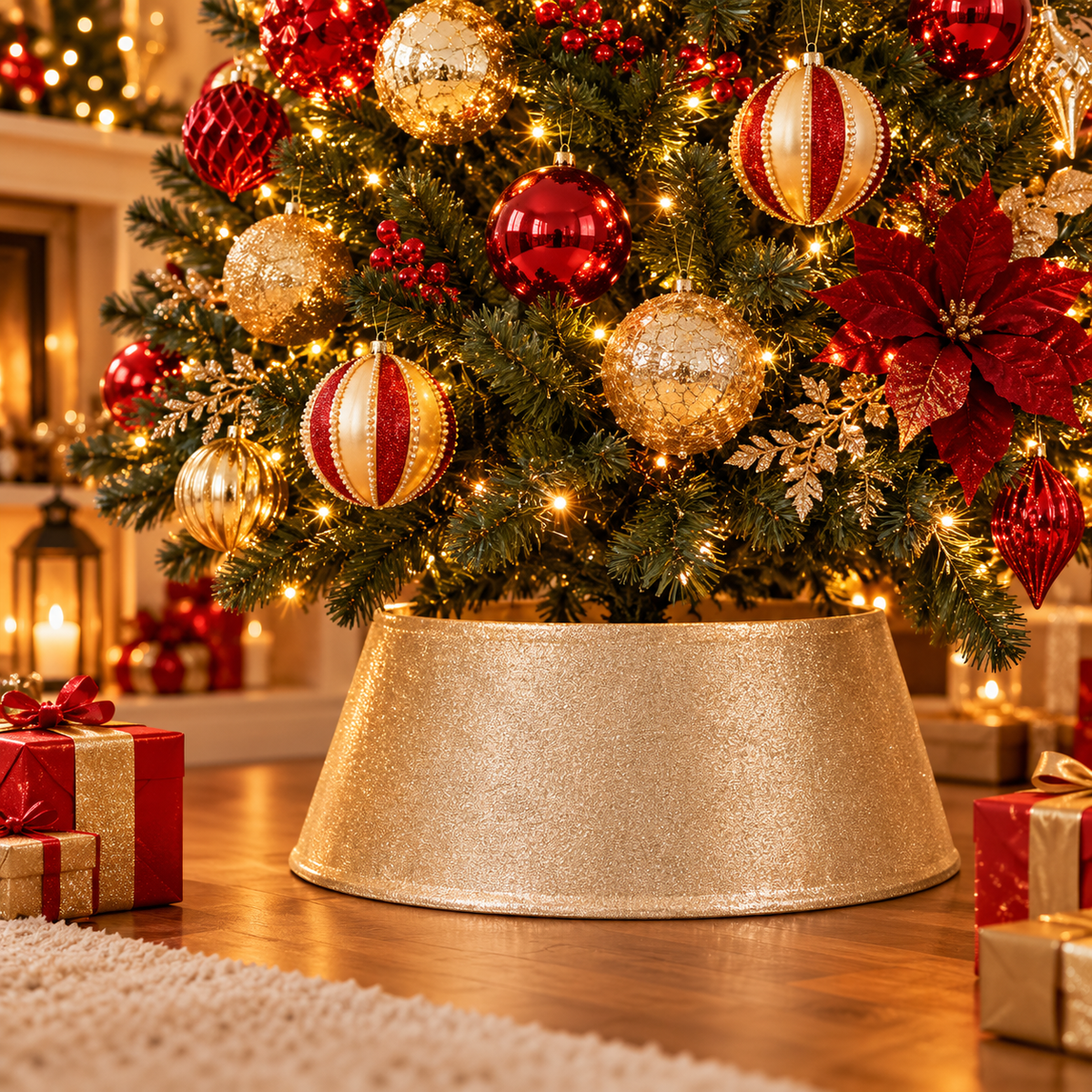 Gold Christmas Tree Collar