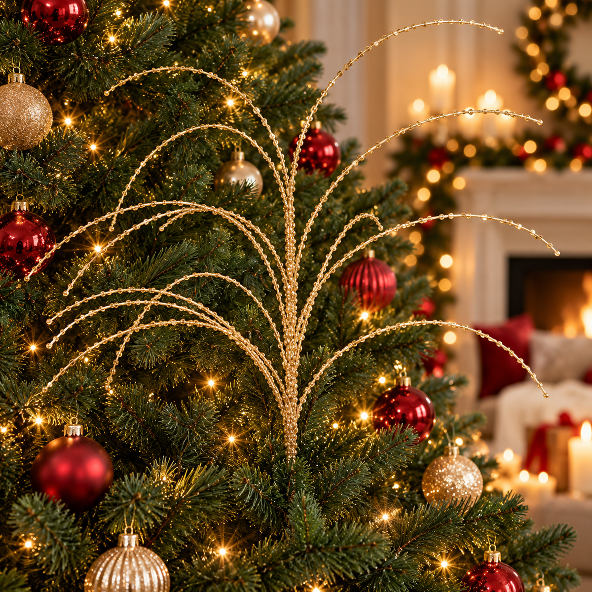 Gold Christmas Stem
