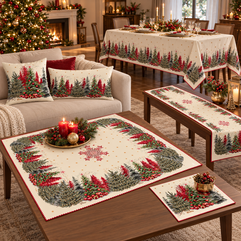 ABETE - Embroidered Table Linen Collection