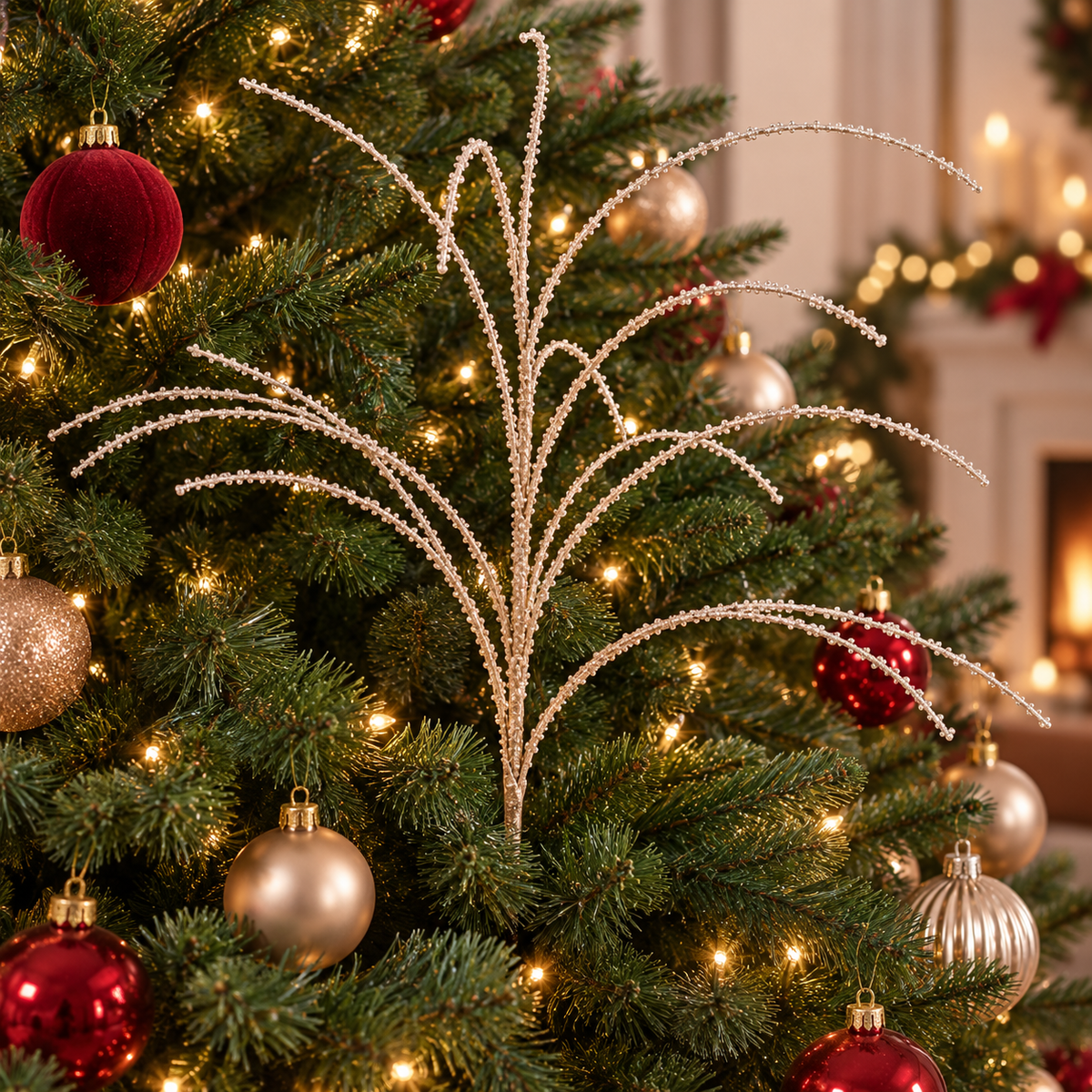 Champagne Christmas Stem